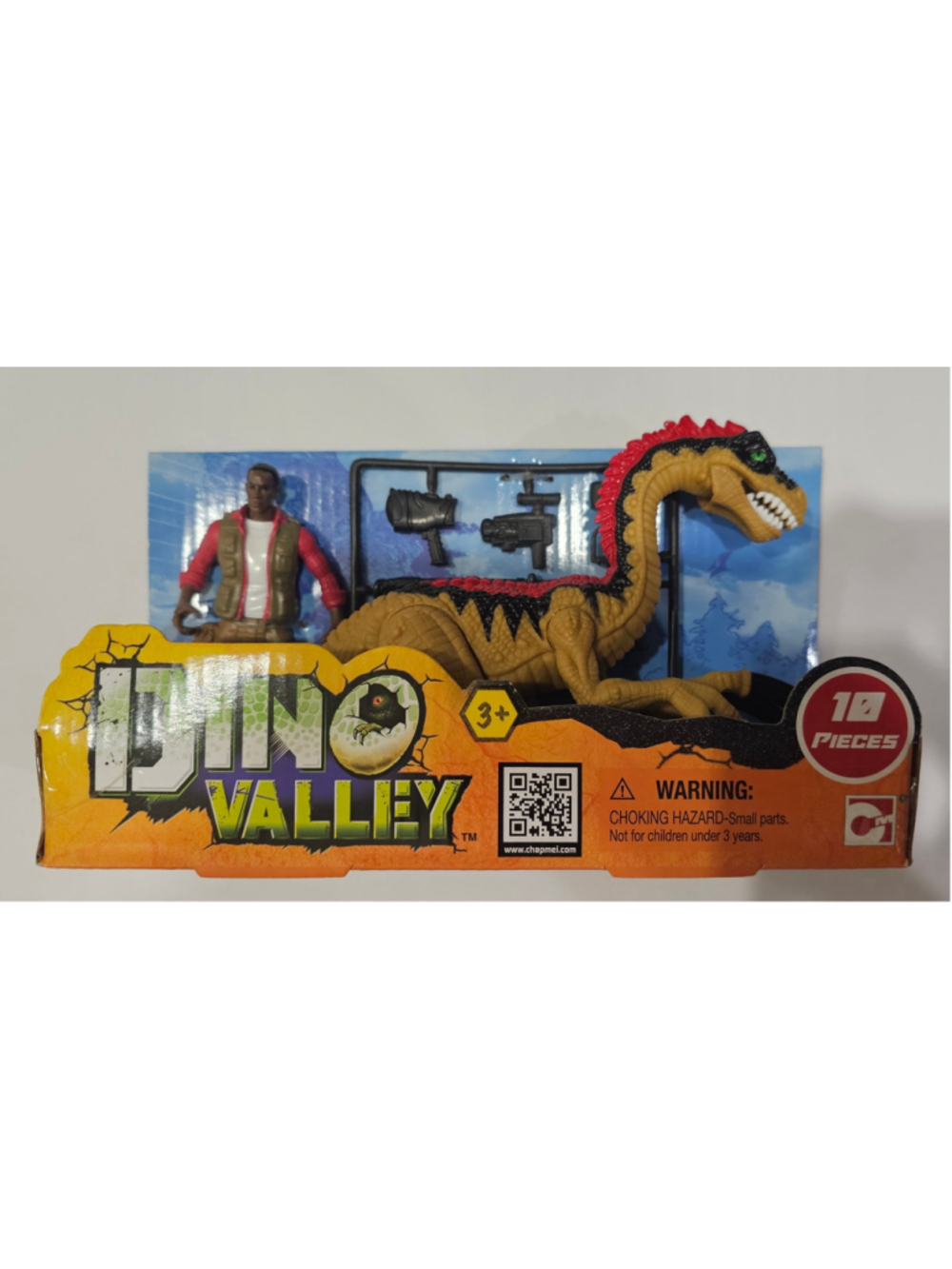 Boys Dino Valley Action Figure Playset One Size Tan Red